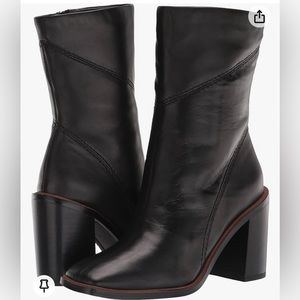 FRANCO SARTO black mid calf boots